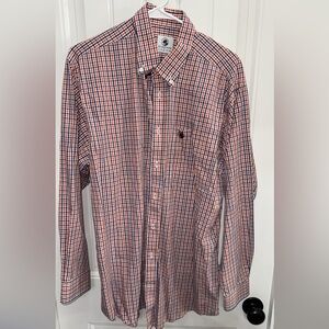 Southern Proper Men's Plaid Shirt - Red and Blue
